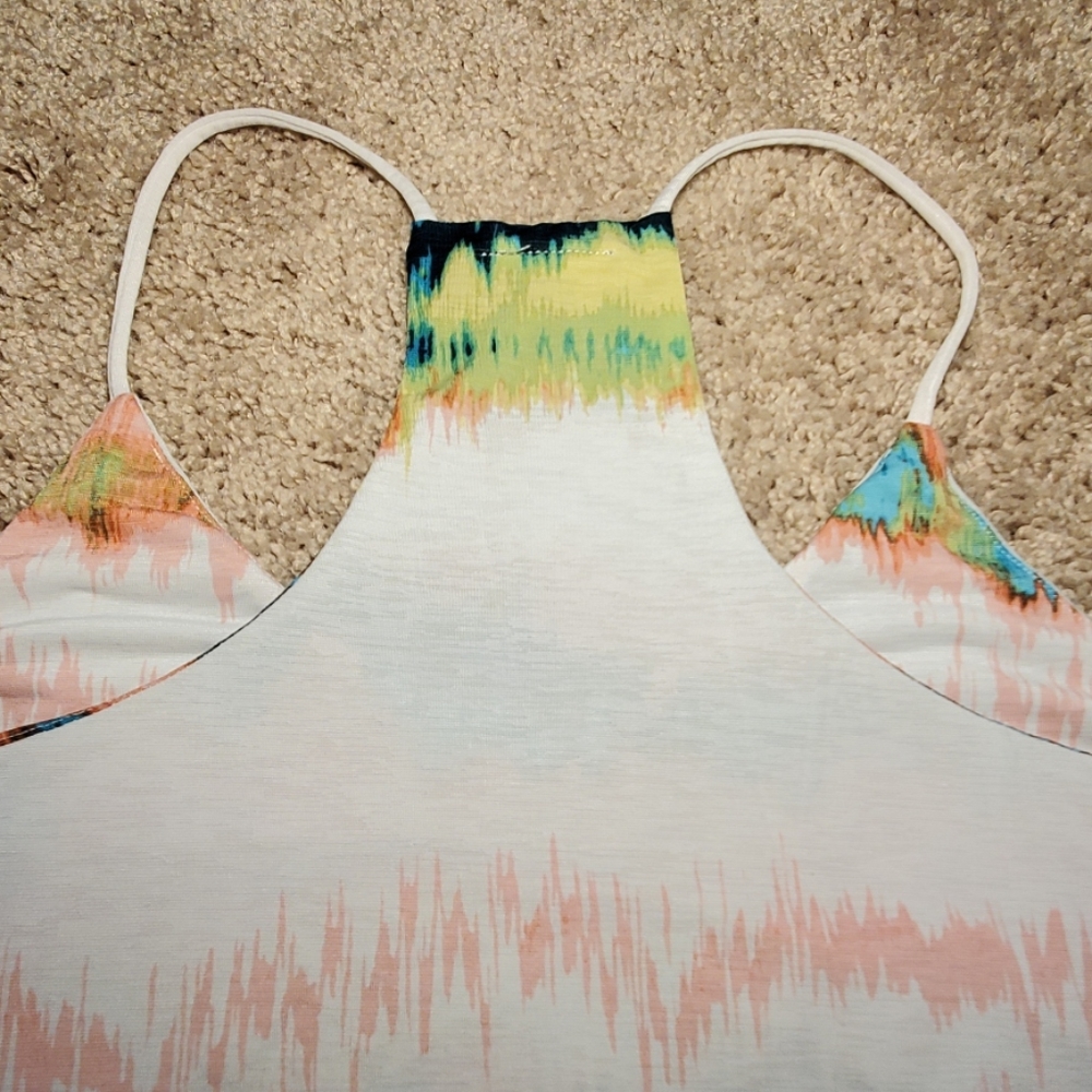 Rue 21 Multi-Colored Racerback Tank Top - Picture 3 of 5